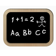 卡通迷你小黑板素材