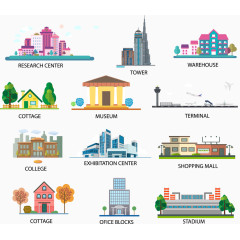 城市矢量免抠图