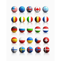 球型各国国旗汇总