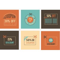 欧式可爱商品促销矢量图