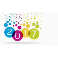 炫彩波点背景2017