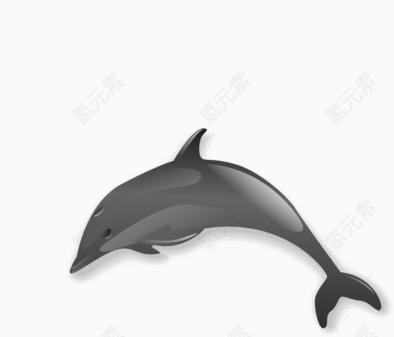 卡通海豚