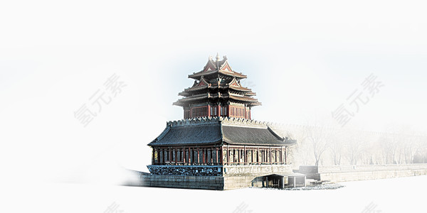 旅游中国风景点矢量图