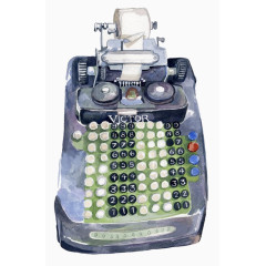 古董发票打印机