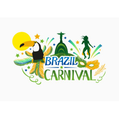 巴西狂欢节素材元素