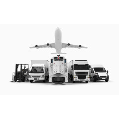 白色车辆运输车