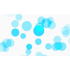 蓝色漂浮素材