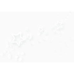 白色漂浮五角星