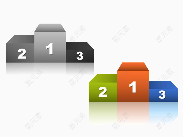 ppt精美素材图表