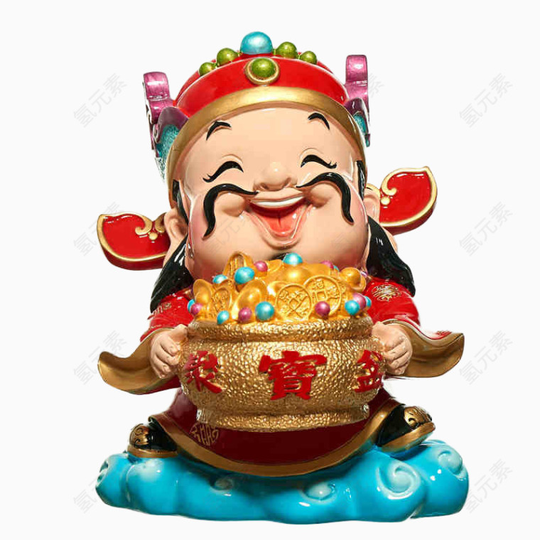 Q版公仔财神