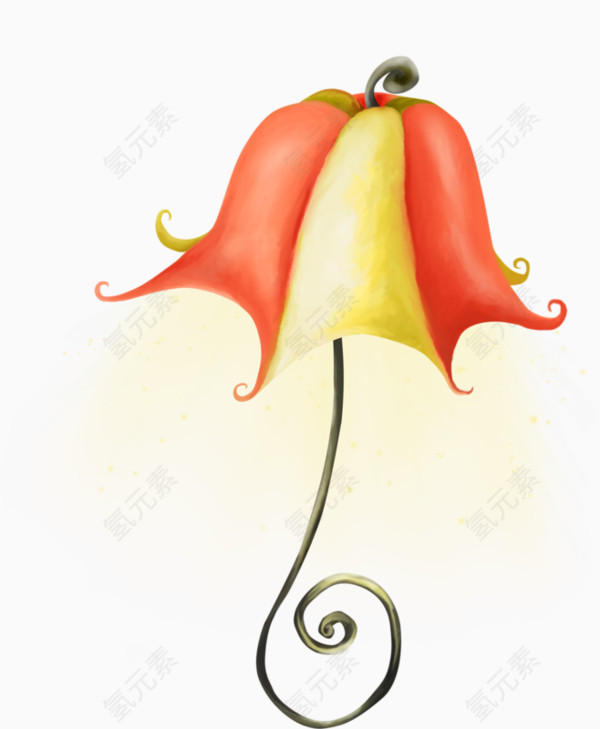 花型台灯