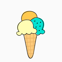 卡通 动画 冰激淋 可爱
