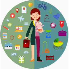 年轻的全职妈妈