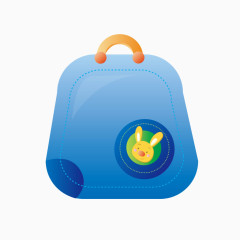 蓝色可爱鼠标垫