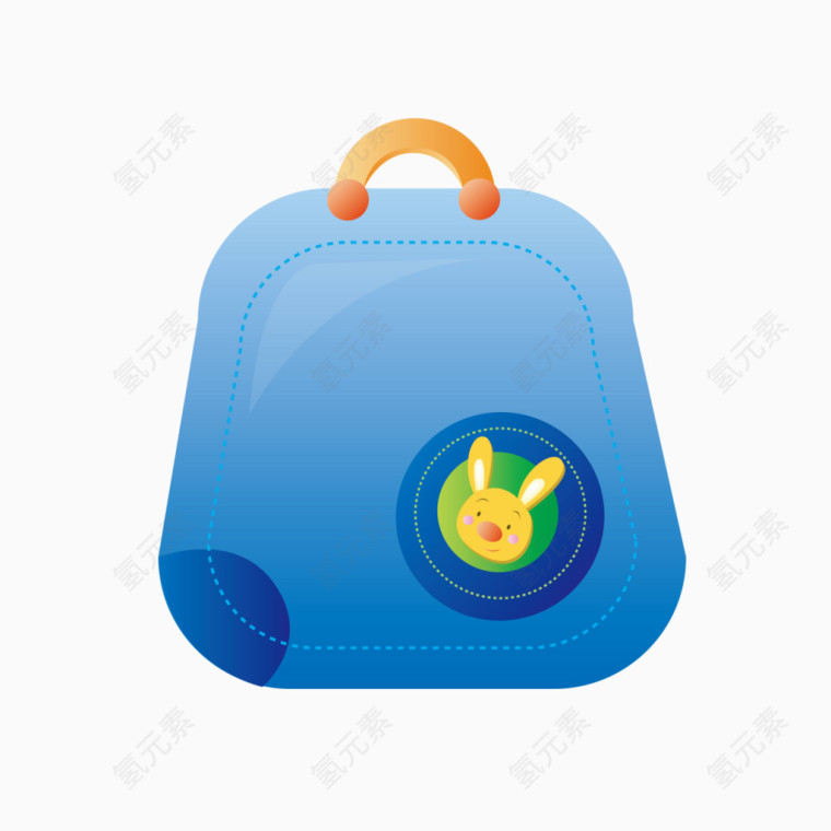 蓝色可爱鼠标垫