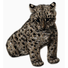 猛兽琉璃装饰品