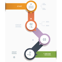 矢量几何流程图