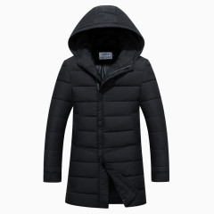 冬季男中长款加厚保暖羽绒棉服