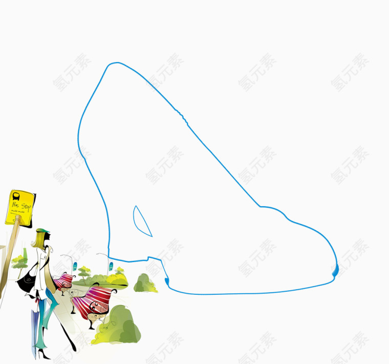 鞋子插图