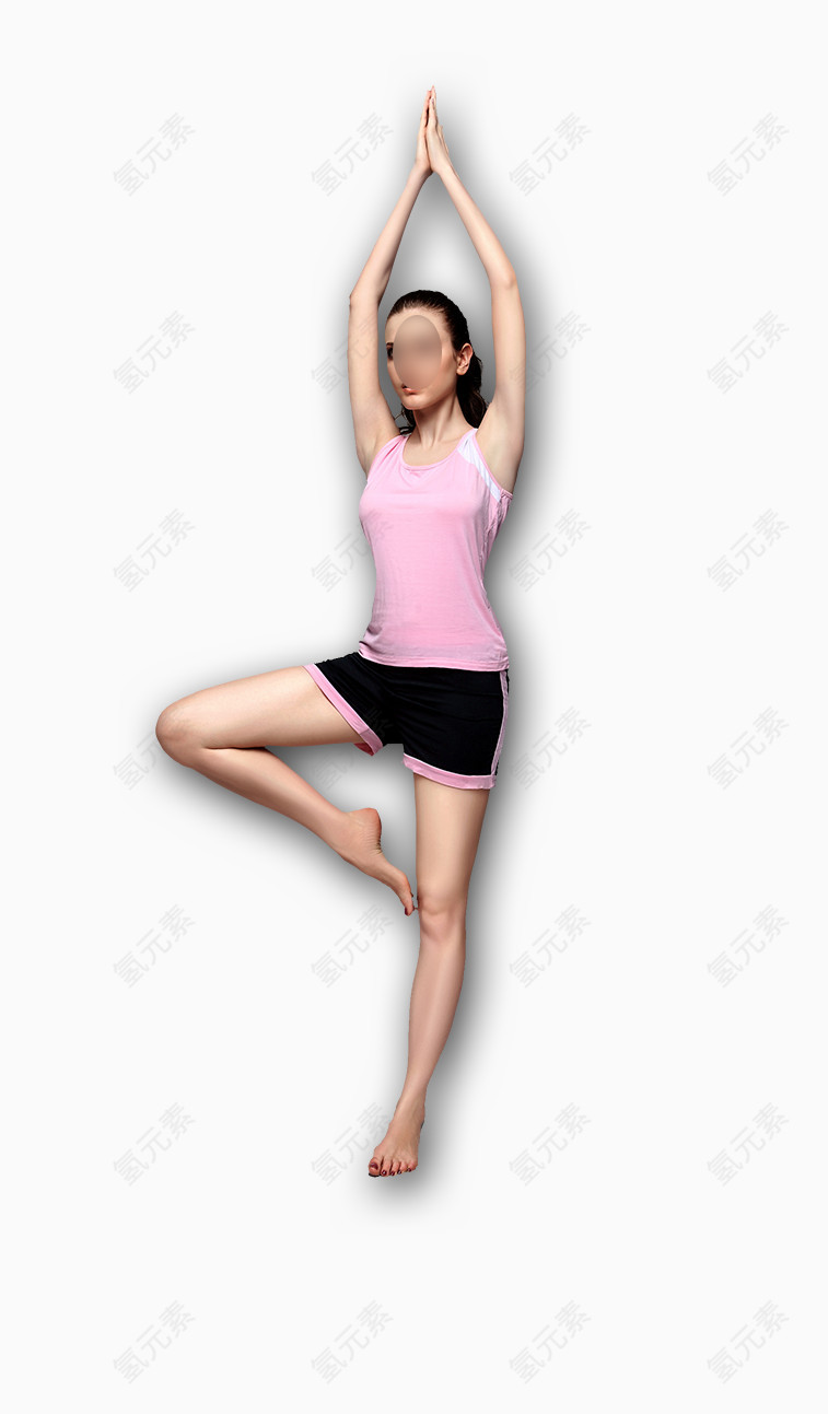 做瑜伽的女子