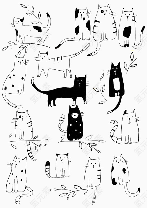 猫咪底纹