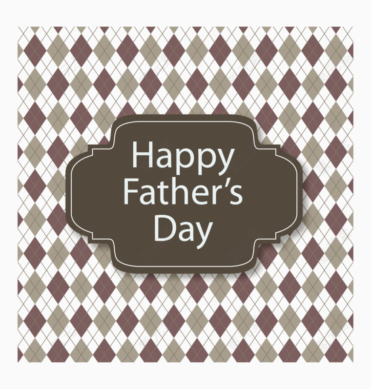 父亲节装饰元素