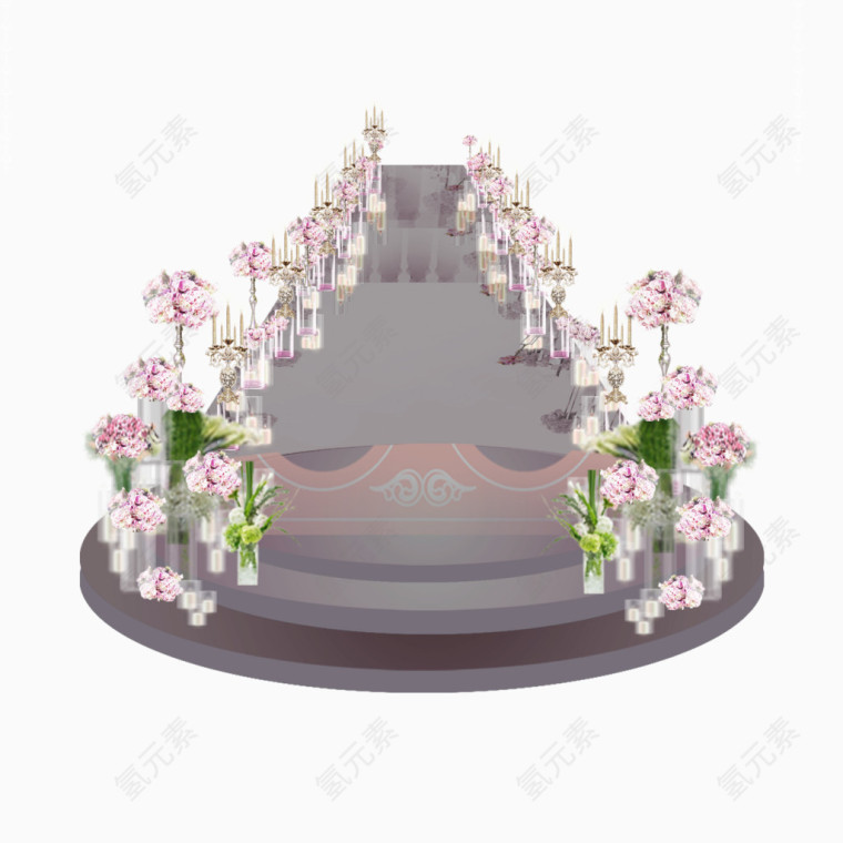 婚礼通道区