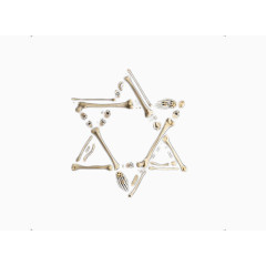 五角星骨骼拼图