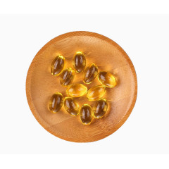 深海鱼油胶囊特写