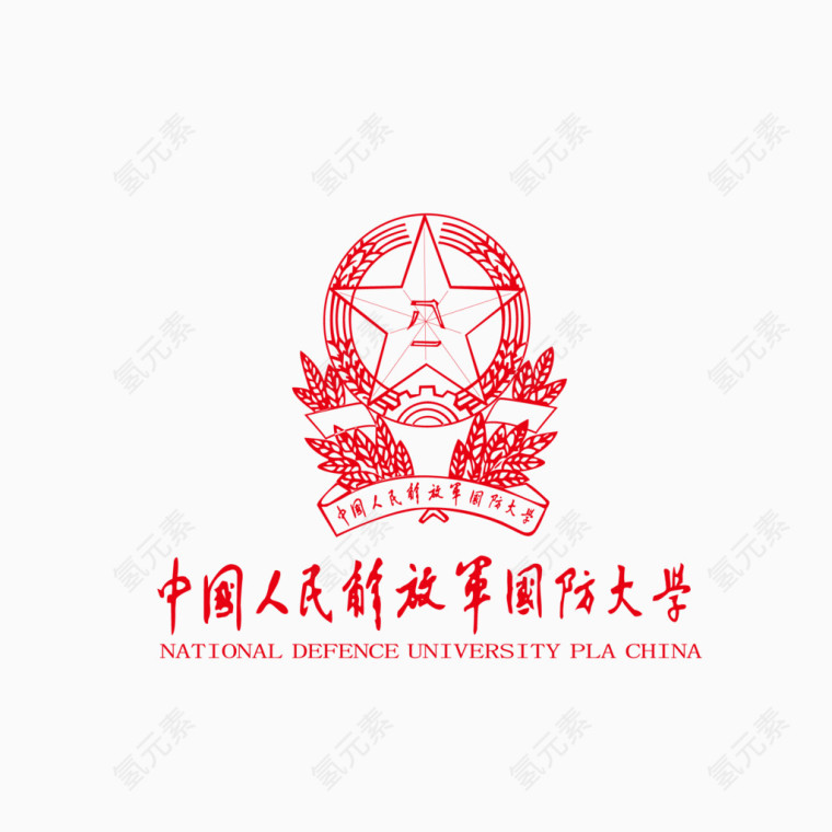 中国人民解放军国防大学矢量标志