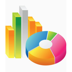 矢量数据分析属性图稳步上升