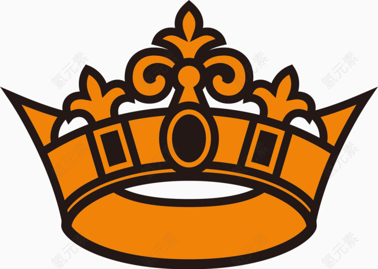 皇冠 黄色 古典