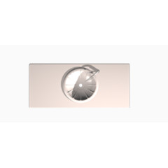 户型图彩平图土黄色洁具洗手盆