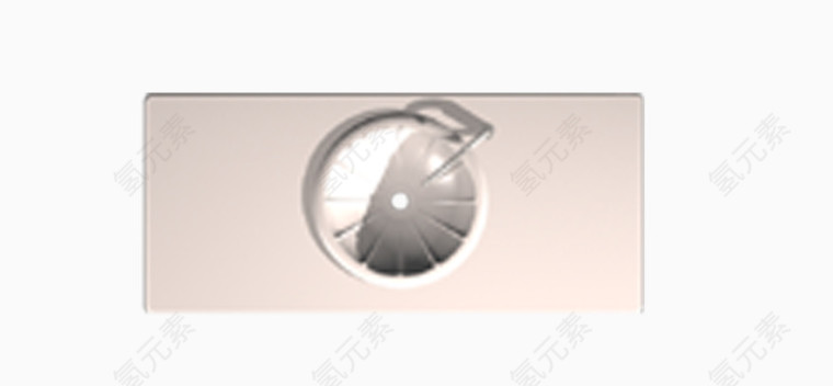 户型图彩平图土黄色洁具洗手盆