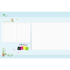 儿童照片相册模板元素