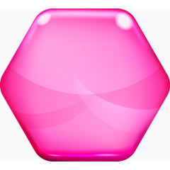 粉红色六边形