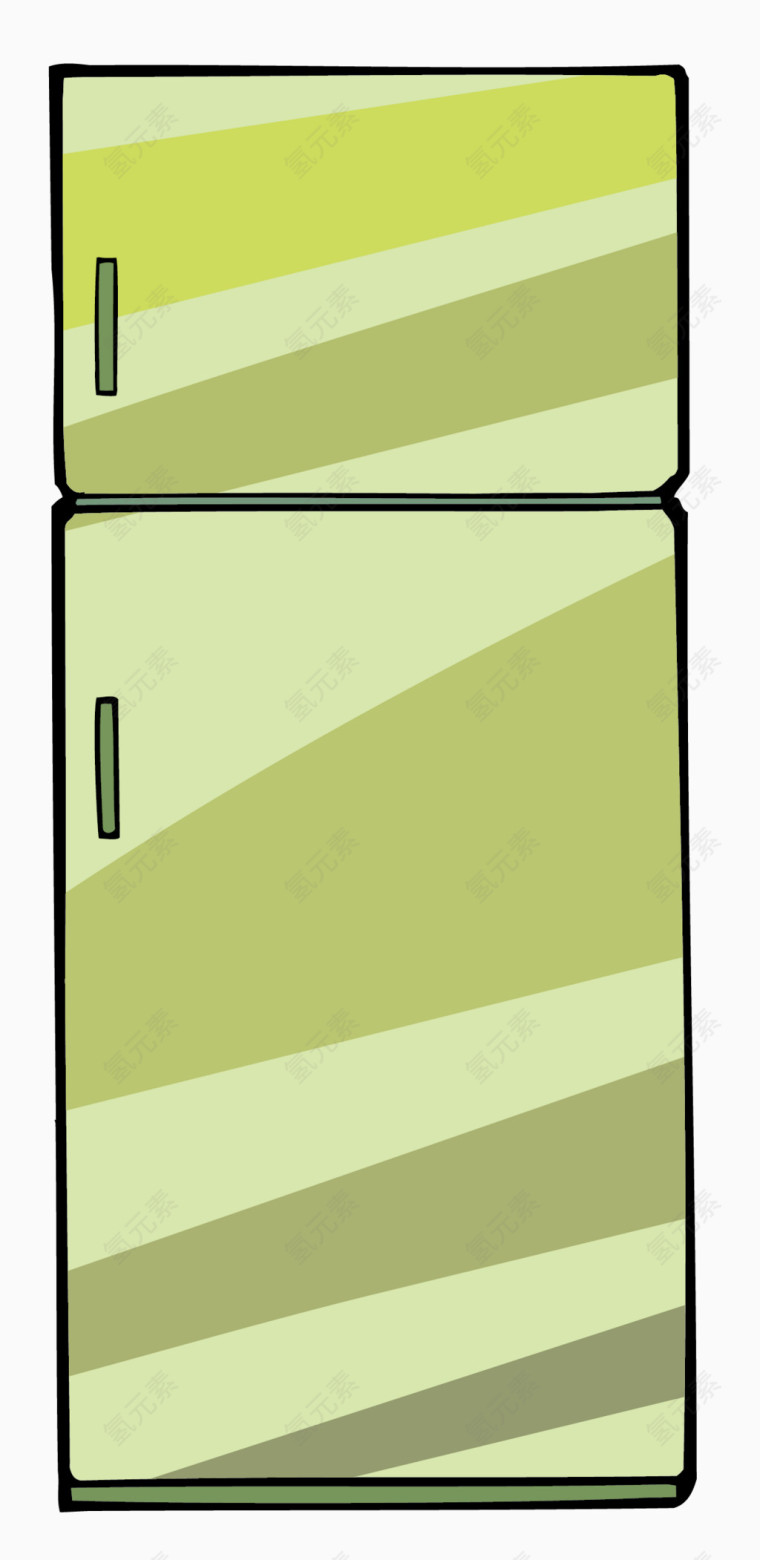 绿色冰箱