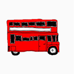 h5素材卡通公交车