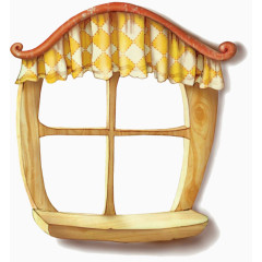 可爱窗户  窗户  木质窗户