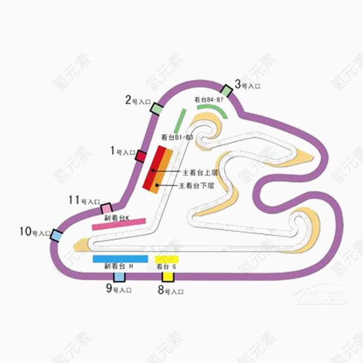 赛车道素材下载