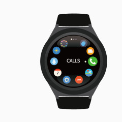 黑色高科技手表