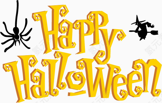 万圣节设计元素