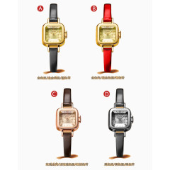 韩国聚利时女表多色展示