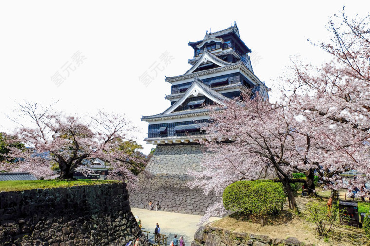 日本熊本城图片