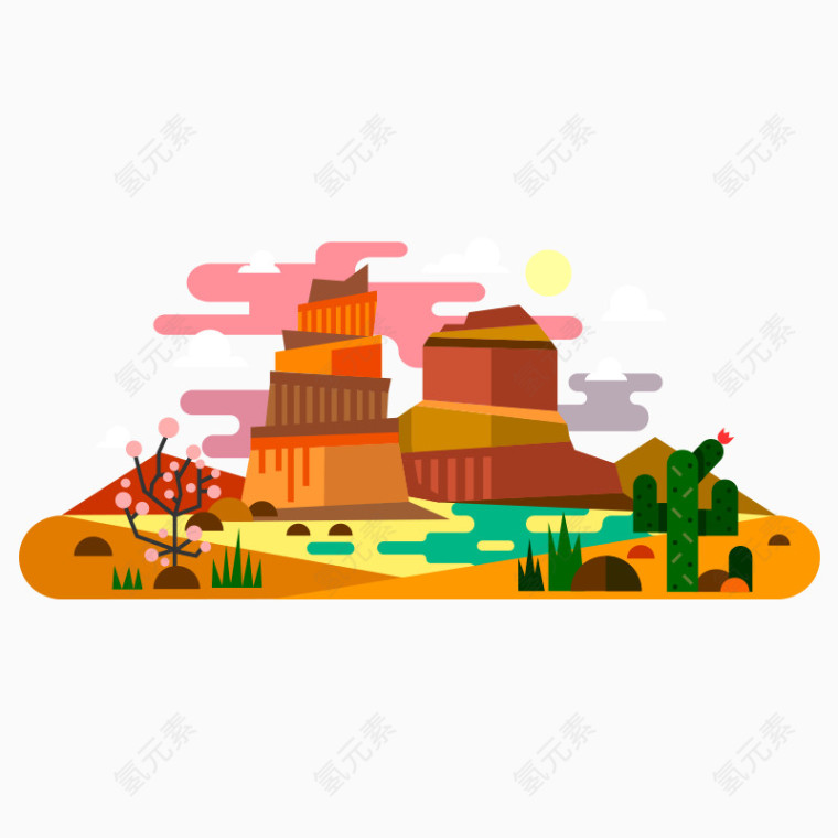 房子 扁平化建筑