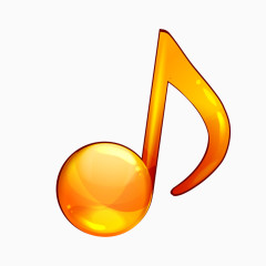 黄色的音符图像