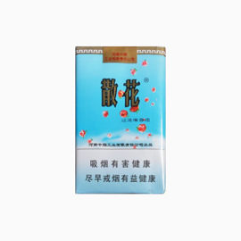 散花软蓝香烟