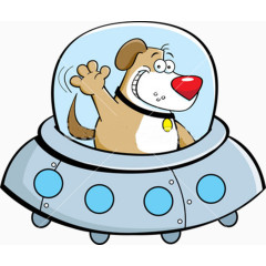 宇宙飞船卡通