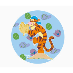 矢量老虎表演素材