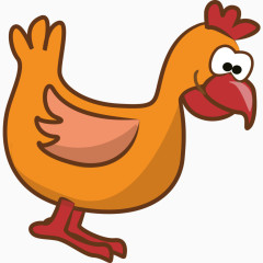 卡通公鸡背景图片